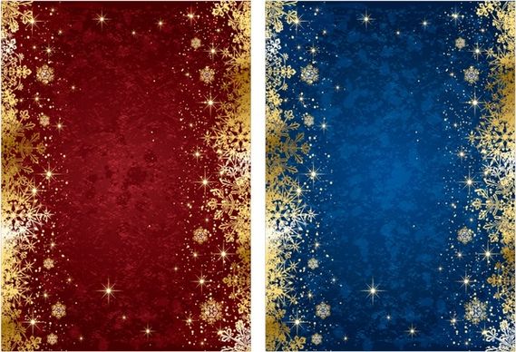 christmas background templates twinkling red blue decor