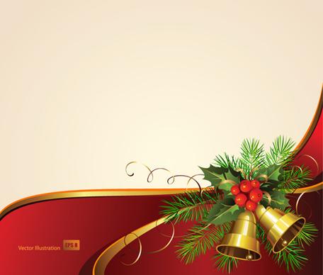 exquisite christmas backgrounds vector