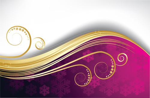 exquisite christmas backgrounds vector