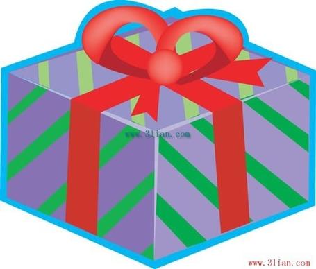 exquisite gift box vector