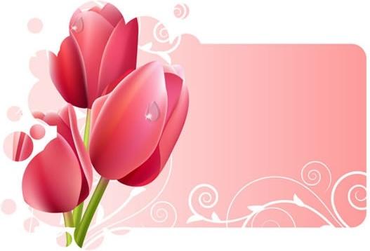 tulip background shiny colored modern design
