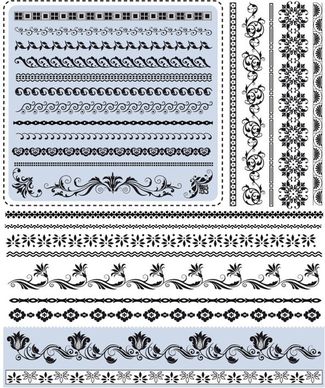 exquisite lace pattern 04 vector