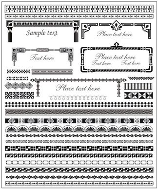 exquisite lace pattern 05 vector