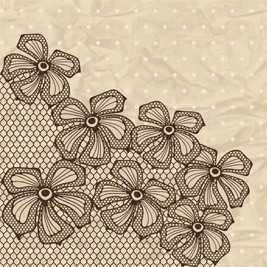 exquisite lace pattern background