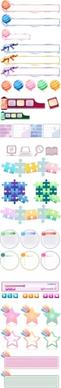 exquisite patterns vector cute pattern