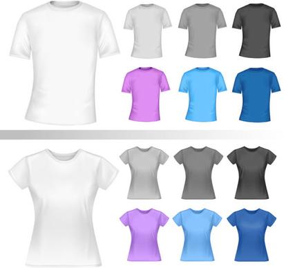 exquisite t shirt template free vector