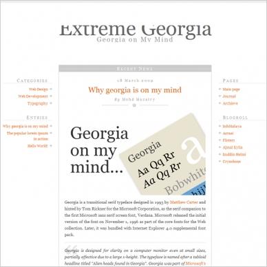 Extreme Georgia Template