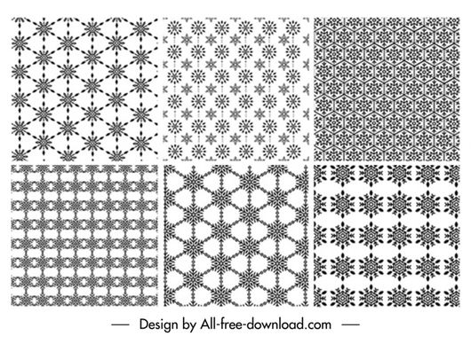 fabric pattern templates flat repeating botanical decor