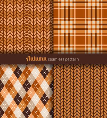 fabric seamless patterns design set