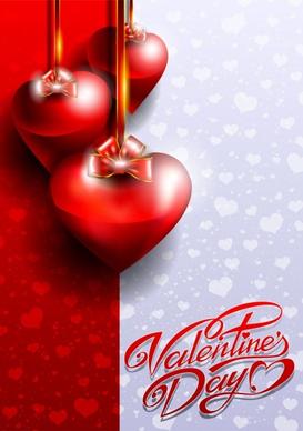 fancy valentine39s day greeting card 03 vector