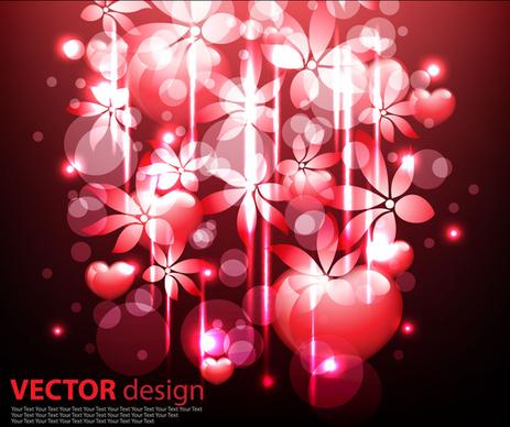 fantasy floral design vector background