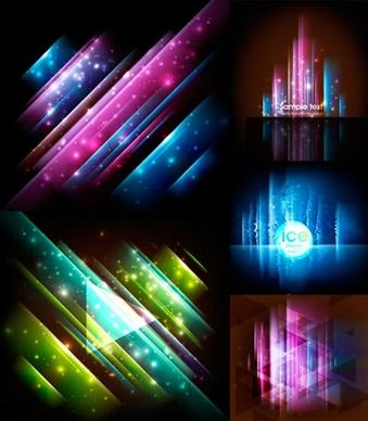 fantasy light background templates modern colorful twinkling decor