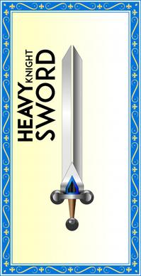 fantasy heavy knight sword by jworks studios