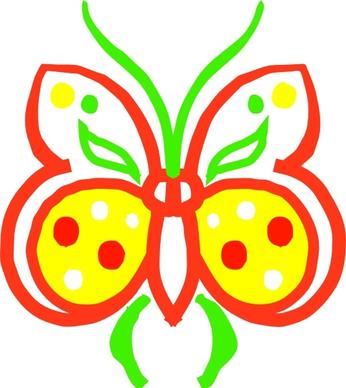Farfalla Stilizzata clip art