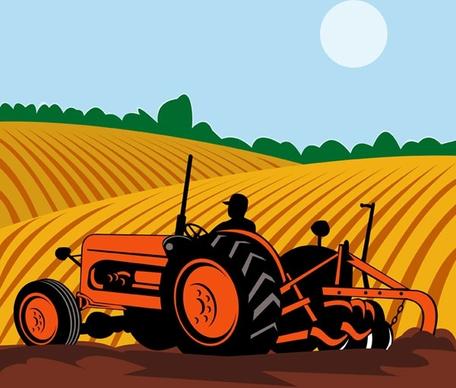 farming illustrator vector