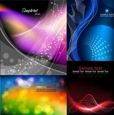 fashion abstract background vectors set