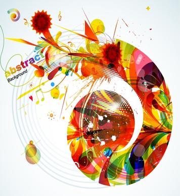 music event background colorful grunge abstract dynamic decor