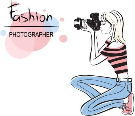 fashion beauty illustrator 01 vector
