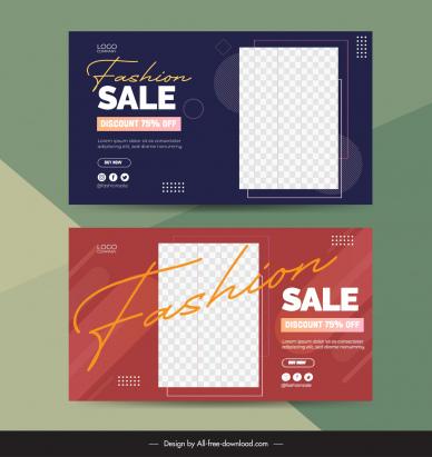 fashion discount poster template elegant checkered