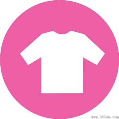 fashion icons vector pink background