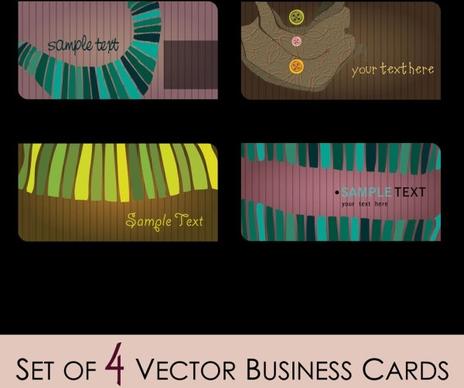 fashion illustrator business card 01 vector