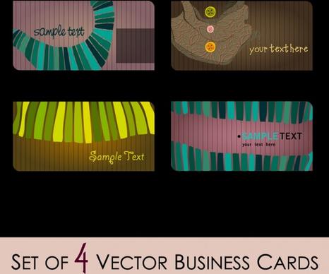 business card cover templates dark classical abstract decor