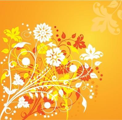 flowers background colorful classical decor