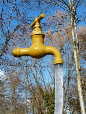 faucet water column free standing