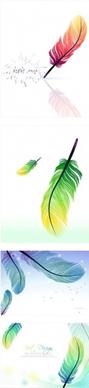 feather color vector