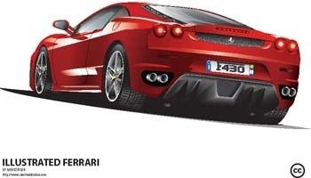 Ferrari Vector Illustration