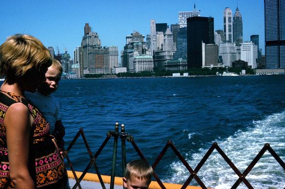 ferry to the statue of liberty 1969