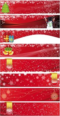 festive christmas banner vector