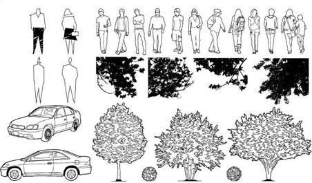 figure the trees vector