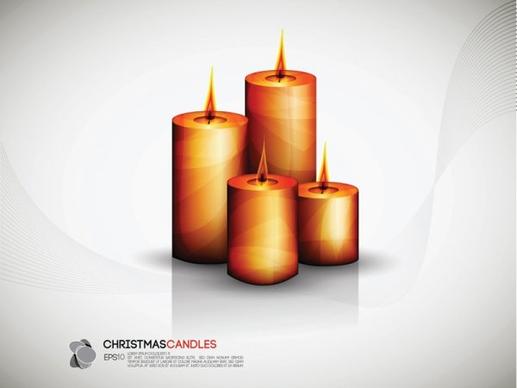 fine candles vector