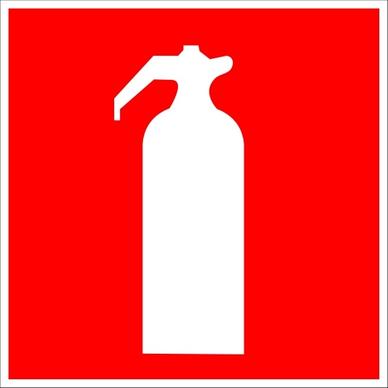 Fire Extinguisher Sign clip art