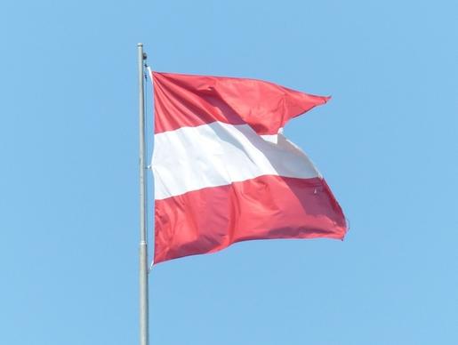 flag austria red