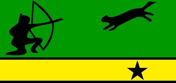 Flag Of Amazonas Colombia clip art