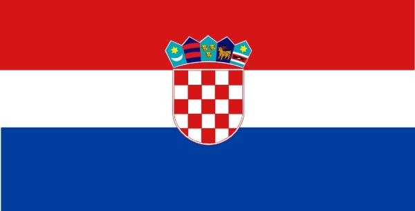 Flag Of Croatia clip art
