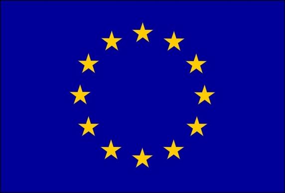 Flag Of European Union clip art