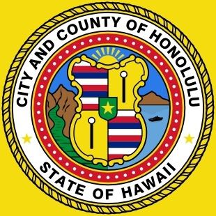 Flag Of Honolulu Hawaii clip art