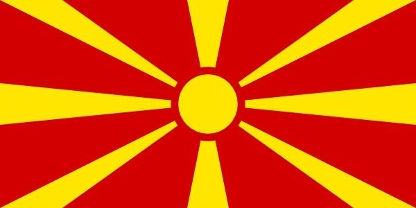 Flag Of Macedonia clip art