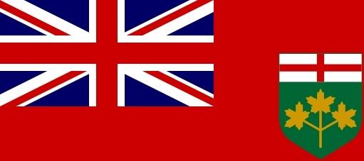 Flag Of Ontario Canada clip art
