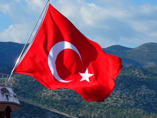 flag turkish turkey