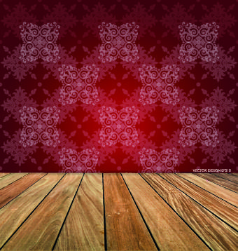 floor and christmas background vector set