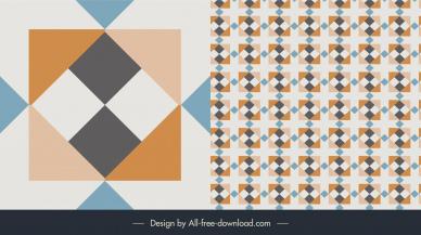 floor  tiles pattern template classic symmetric geometry shape