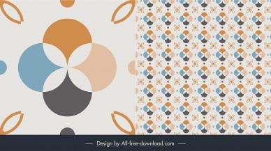 floor  tiles pattern template simple symmetric geometric floral