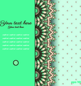 floral background with you text vector