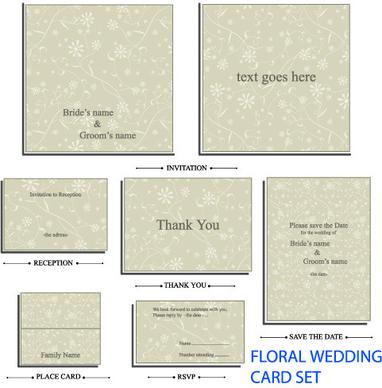 floral cardboard template