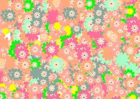Floral Colorful Background Vector