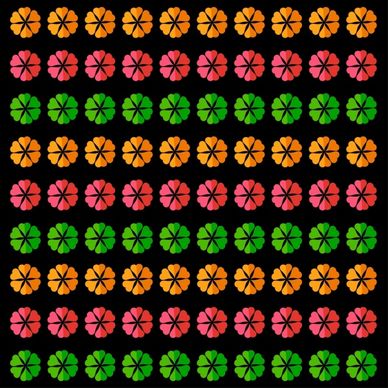 floral pattern colorful repeating design